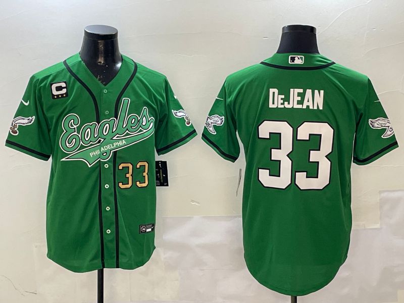 Men Philadelphia Eagles 33 Dejean Green Joint Name 2025 Nike Limited NFL Jersey style 8